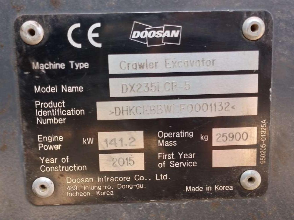 Doosan DX235LCR-5- Photo 8