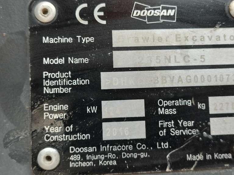 Doosan DX235NLC-5- Photo 7